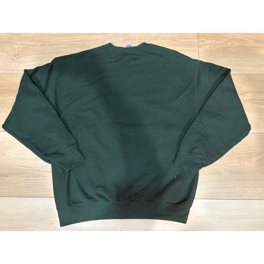Slytherin Hogwarts Crewneck Sweatshirt Medium Green Harry Potter Gildan Heavy Bl - Picture 9 of 9